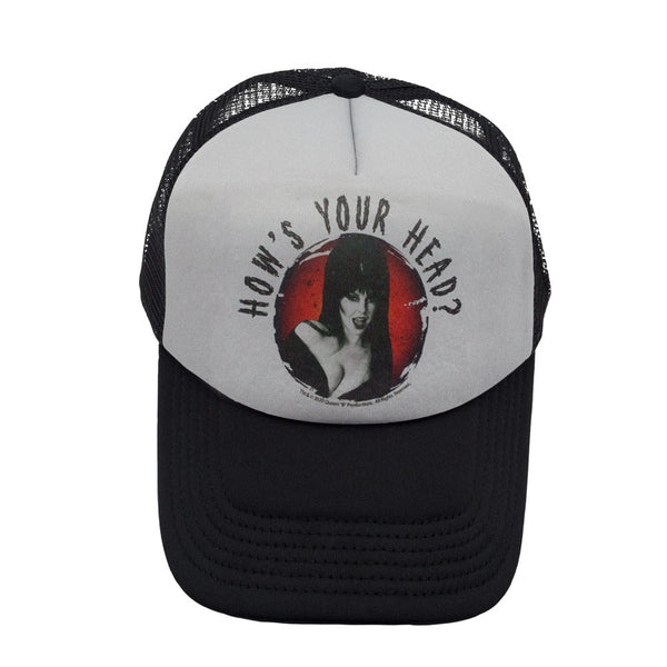 Elvira Hows Your Head Trucker Hat
