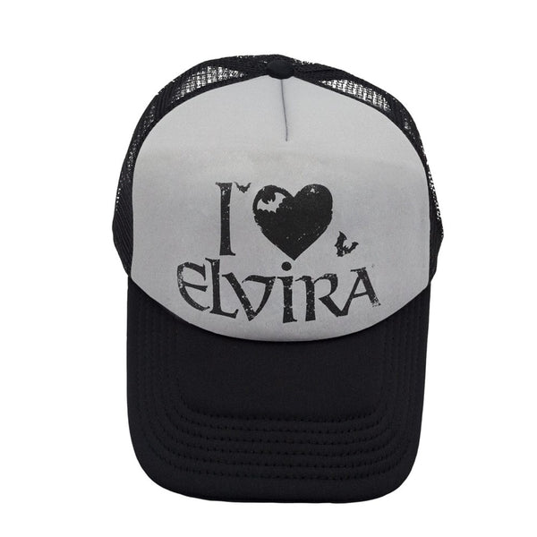 Elvira I Heart Elvira Grey Trucker Hat