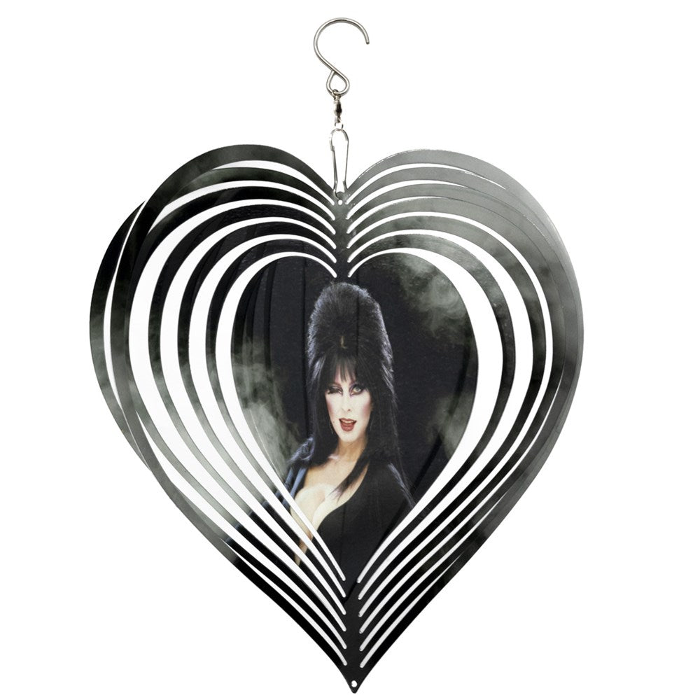 Elvira Wink Mist Heart Wind Spinner