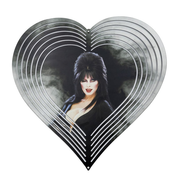 Elvira Wink Mist Heart Wind Spinner