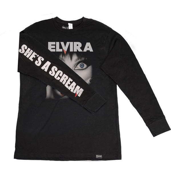 Elvira Shes A Scream Long sleeve T-shirt