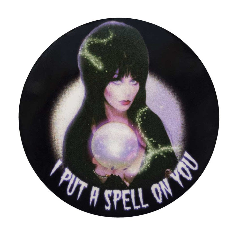 Elvira Spell On You Round Magnet