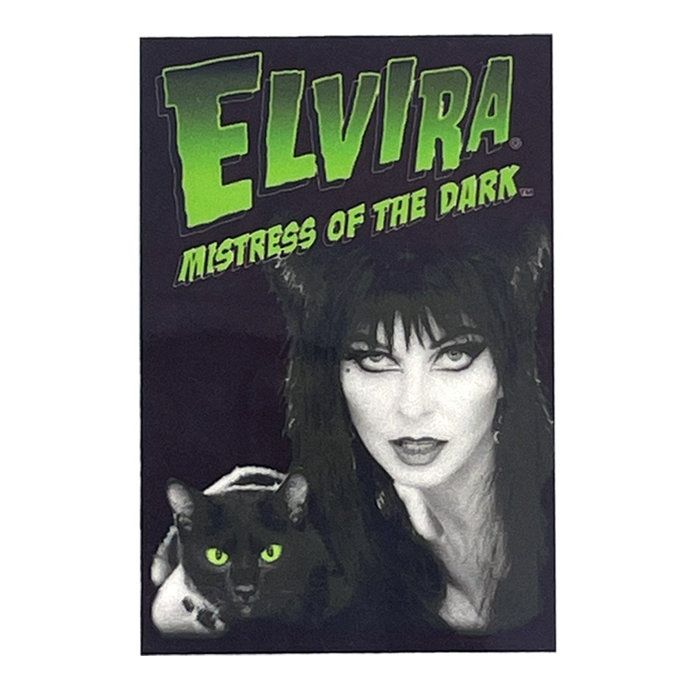 Elvira Black Cat Magnet