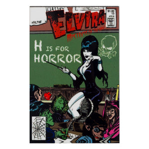 Elvira H For Horror Magnet