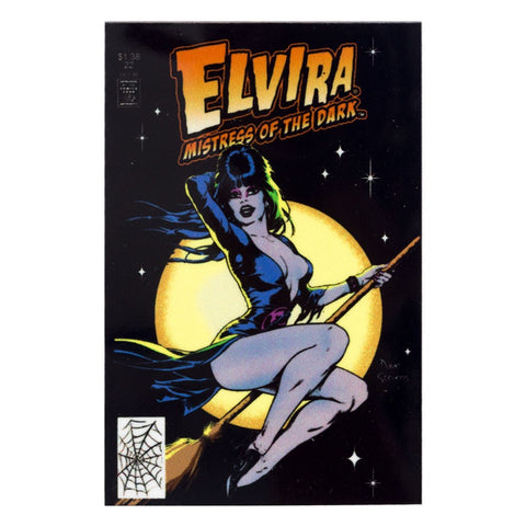 Elvira Comic Witch Magnet