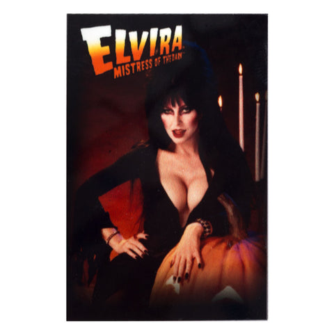 Elvira Halloween Pumpkin Magnet