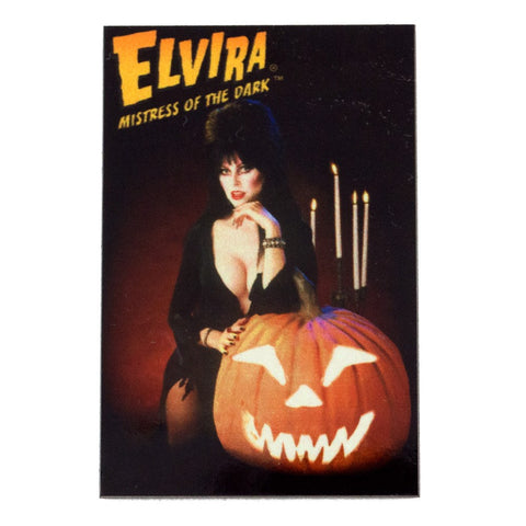 Elvira Pumpkin Face Magnet