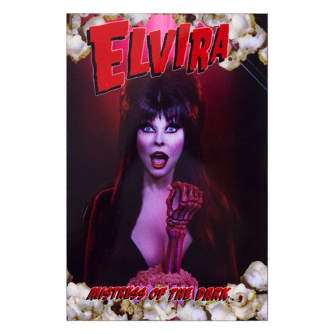 Elvira Pop Popcorn Magnet
