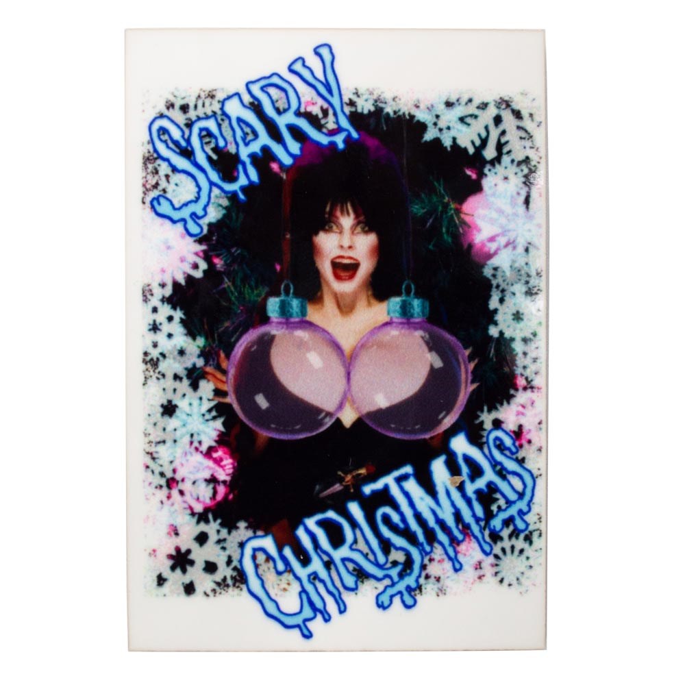 Elvira Scary Xmas Decorate Magnet