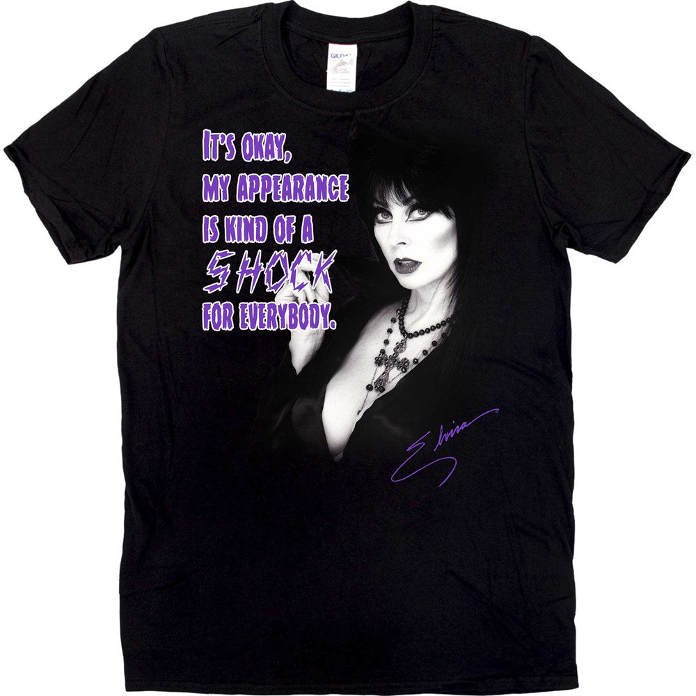 Elvira Appearance Shock Mens Tshirt
