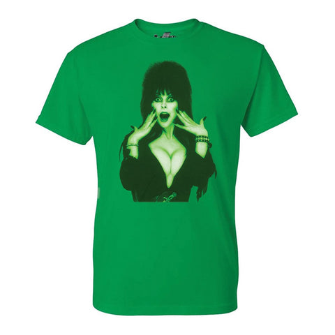 Elvira Green Tone Green Mens Tshirt