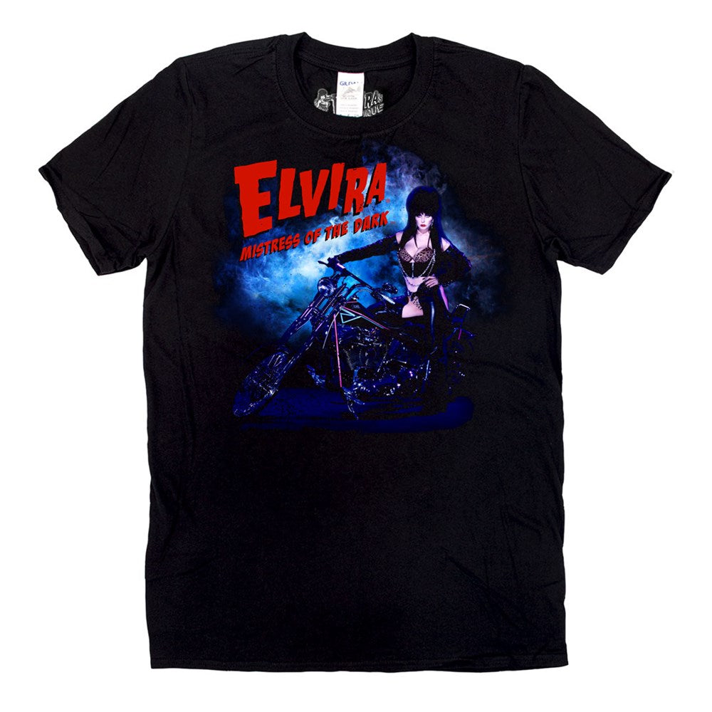 Elvira Motorcycle Mist Mens Tshirt