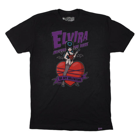 Elvira Be My Valentine Viva Mens Tshirt