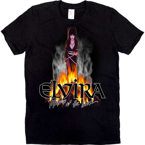 Elvira On The Stake Mens Tshirt