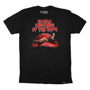 Elvira Rocky Mistress Of The Dark Mens Black T-shirt