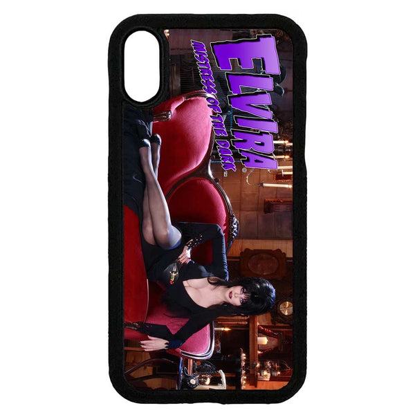 Elvira Couch Iphone Black Rubber Case