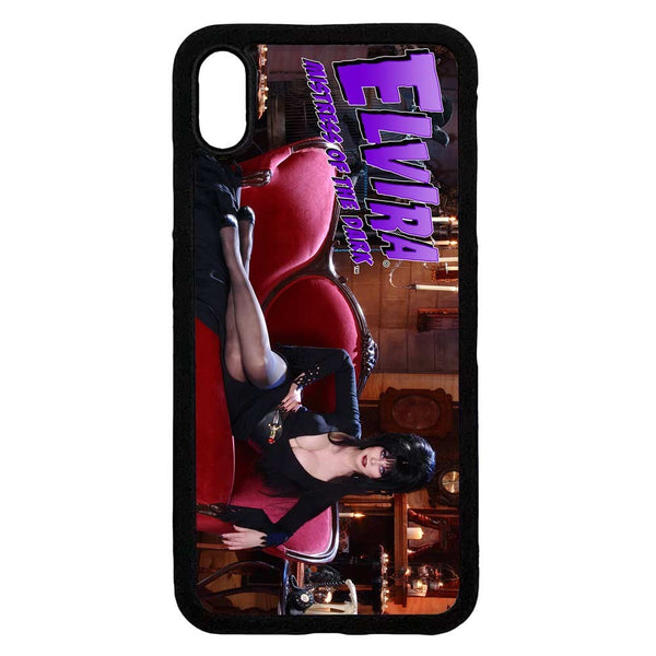 Elvira Couch Iphone Black Rubber Case