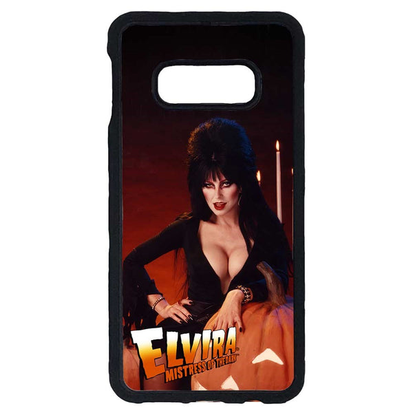 Elvira Pumpkin Samsung Black Rubber Phone Case