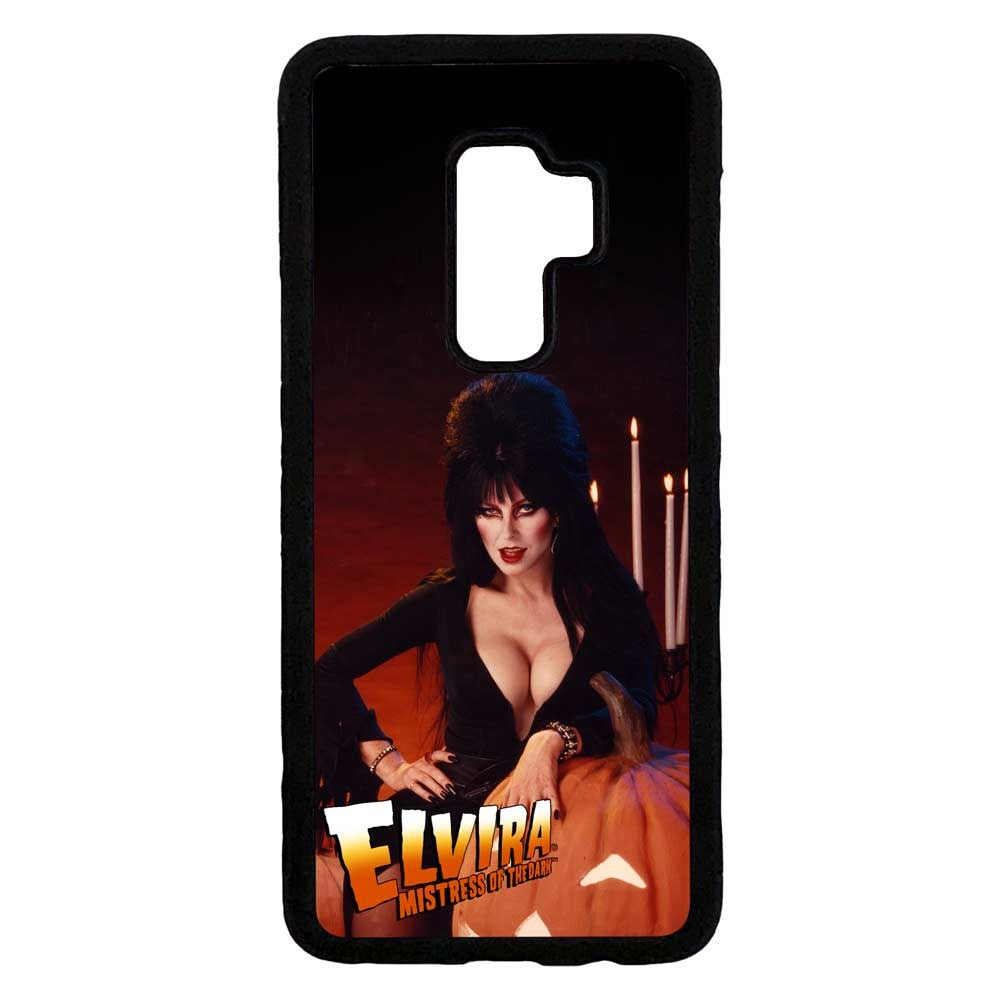 Elvira Pumpkin Samsung Black Rubber Phone Case