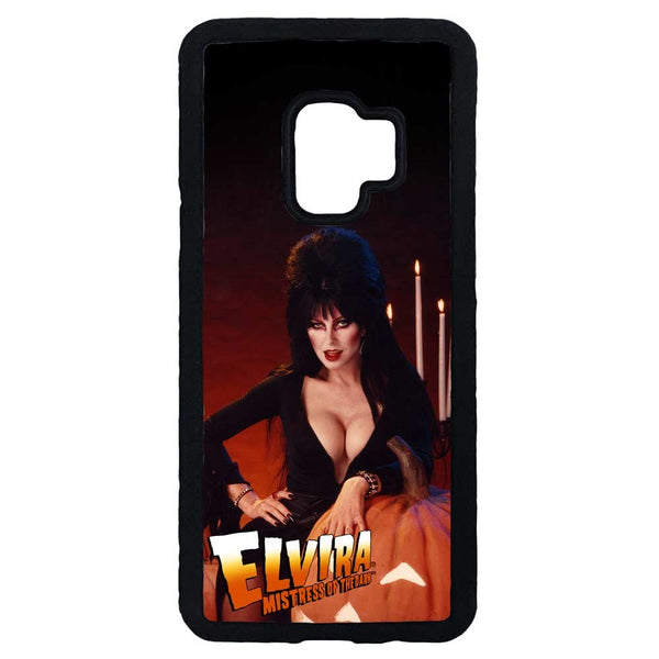 Elvira Pumpkin Samsung Black Rubber Phone Case