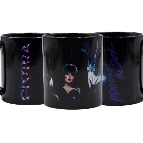 Elvira Electric Grave Black Mug