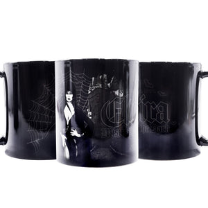 Elvira Gothic Castle 11oz Black Mug