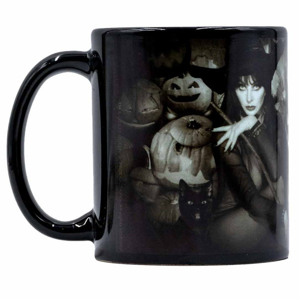 Elvira Pin Up Witch Black Mug
