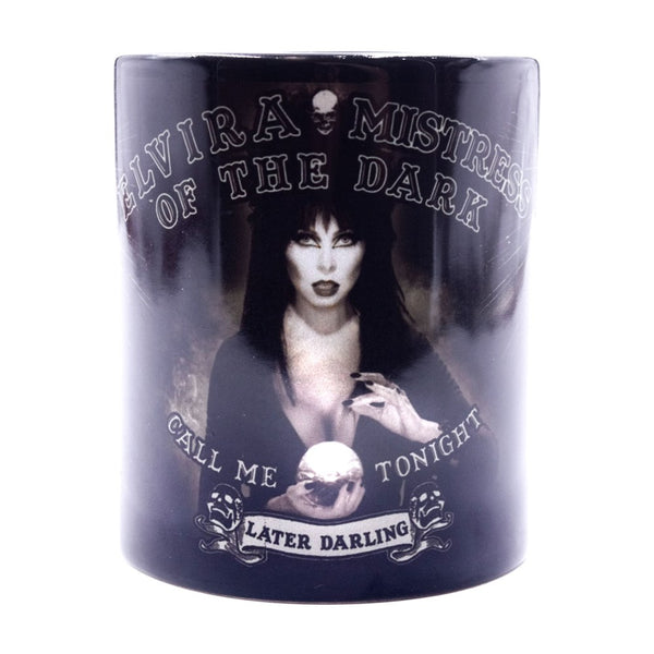 Elvira Spirit Board 11oz Black Mug