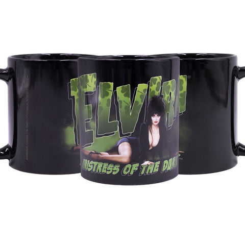 Elvira Shamrock Mist Black Mug