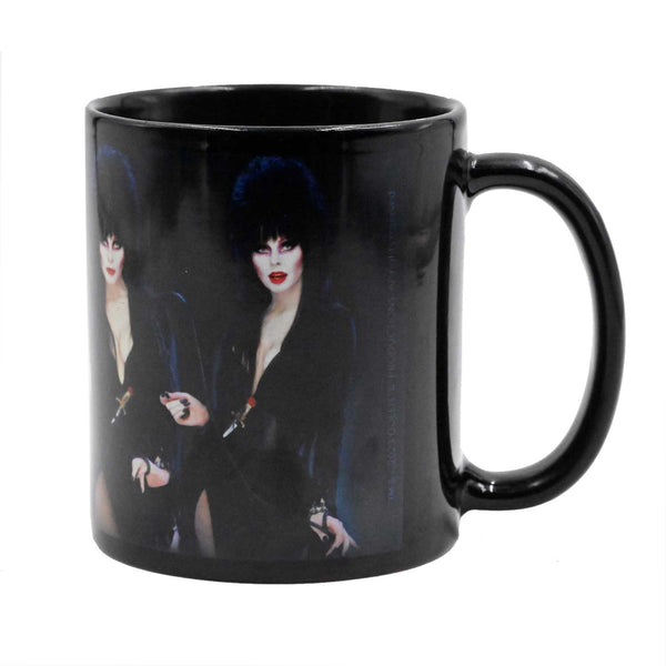 Elvira Whiplash Black Mug