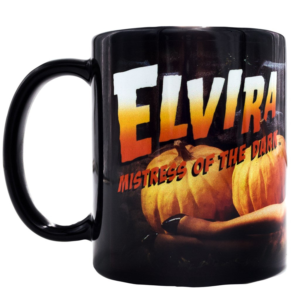 Elvira Pumpkin Patch Mug