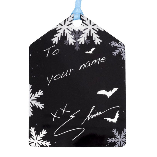 Elvira In snow Tag Ornament Personalized