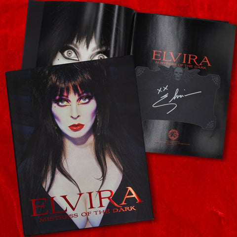 Elvira Autographed Coffin Table Book