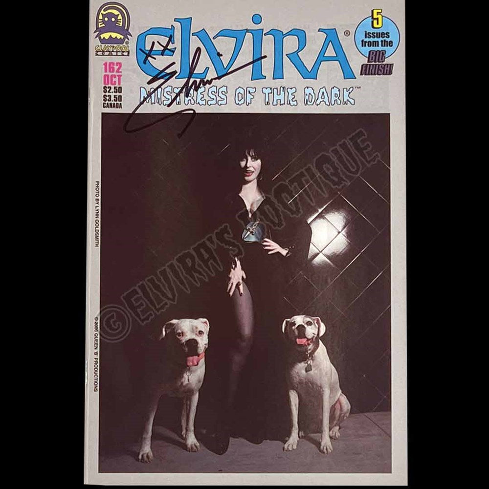 Elvira Autographed Claypool Mistress Of The Dark Issue 162