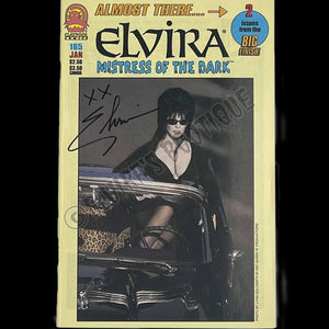 Elvira Autographed Claypool Mistress Of The Dark Issue 165