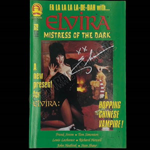 Elvira Autographed Claypool Mistress Of The Dark Issue 20