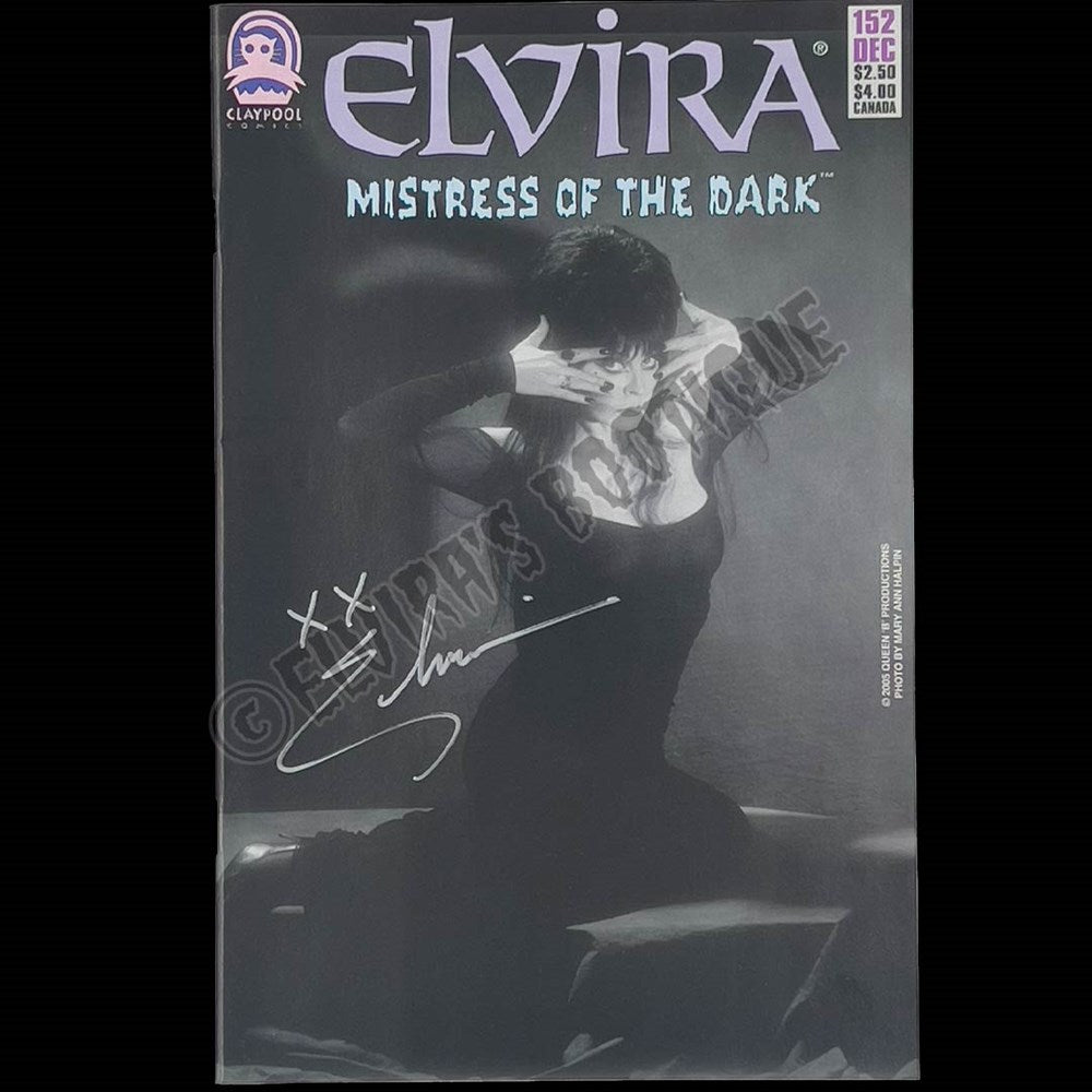 Elvira Autographed Claypool Mistress Of The Dark Issue 152