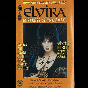Elvira Autographed Claypool Mistress Of The Dark Issue 9