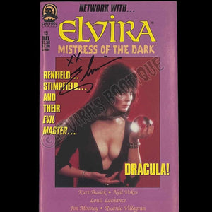 Elvira Autographed Claypool Mistress Of The Dark Issue 13