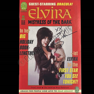 Elvira Autographed Claypool Mistress Of The Dark Issue 56