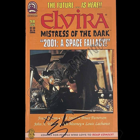 Elvira Autographed Claypool Mistress Of The Dark Issue 98