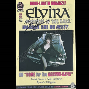 Elvira Autographed Claypool Mistress Of The Dark Issue 104