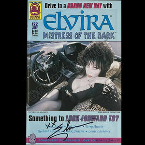 Elvira Autographed Claypool Mistress Of The Dark Issue 122