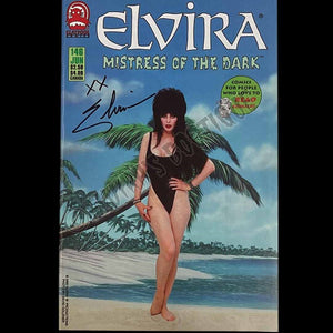 Elvira Autographed Claypool Mistress Of The Dark Issue 146