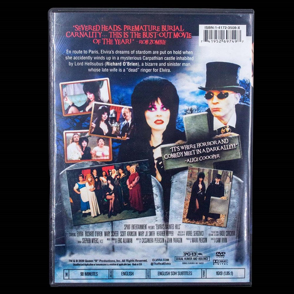 Elvira Autographed Haunted Hills DVD