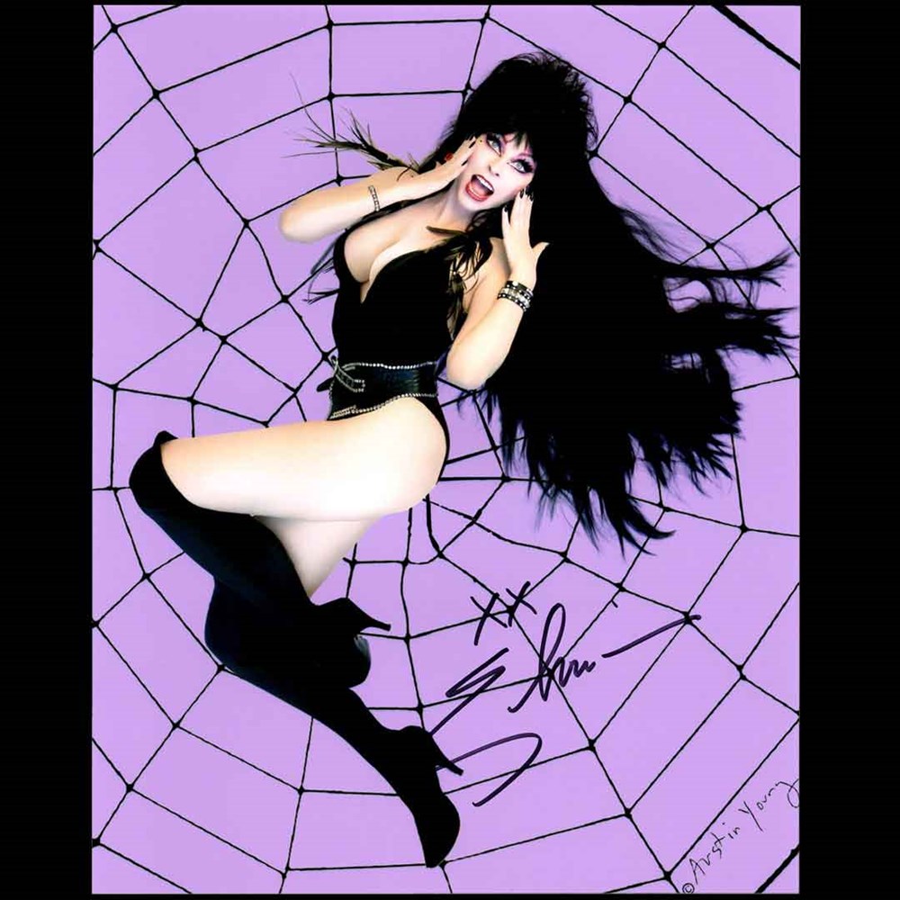 Elvira Autographed Web Photo