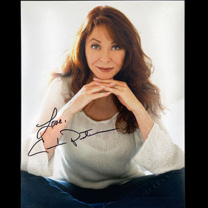 Elvira Autographed Cassandra Peterson Sitting Photo