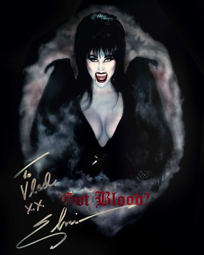 Elvira Personalized Got Blood Photo