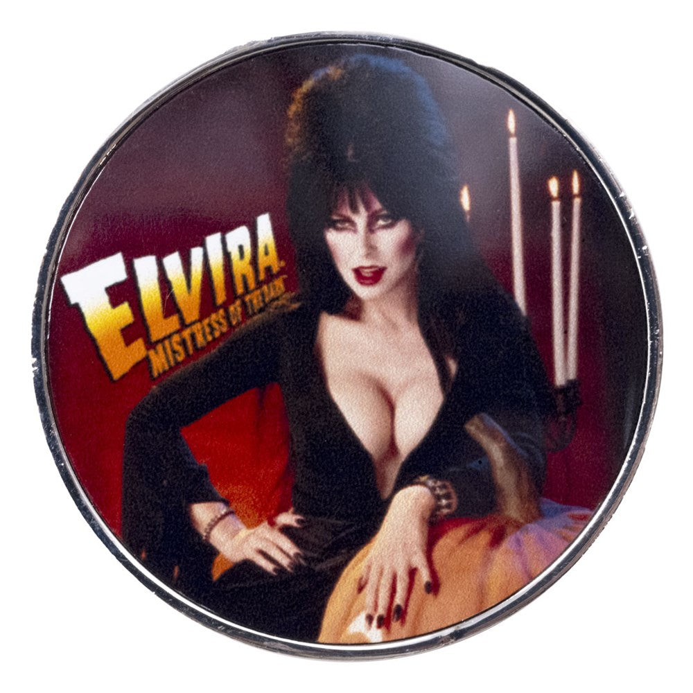 Elvira Pumpkin Giant Pin