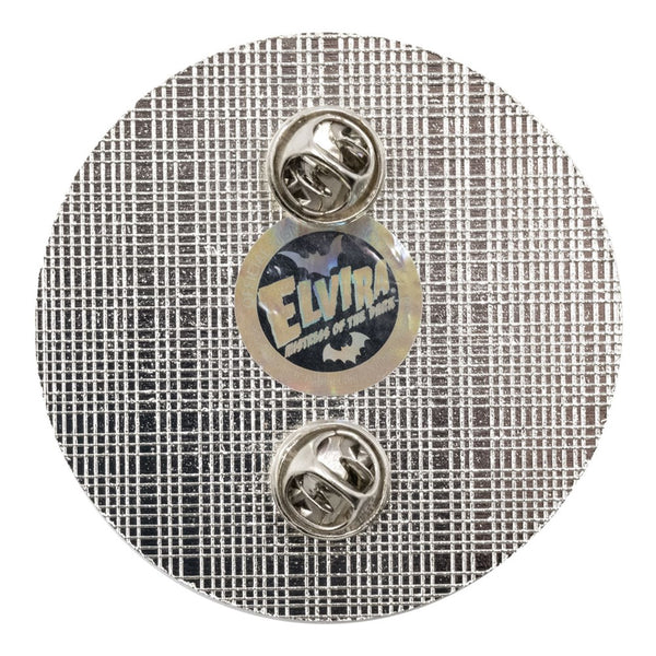 Elvira Black And White Retro Giant Pin